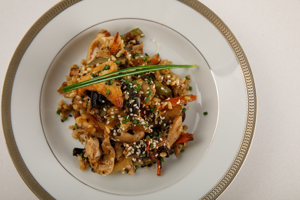 CHOP SUEY DE POLLO