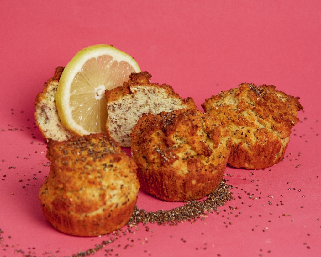 MUFFINS DE LIMON Y CHIA