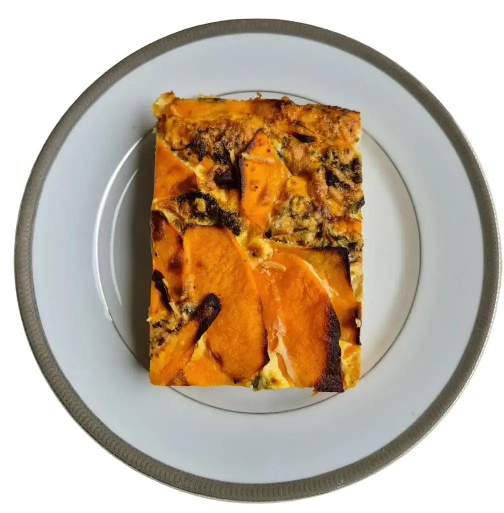 TORTILLA DE CALABACIN, BROCOLI Y QUESO AZUL