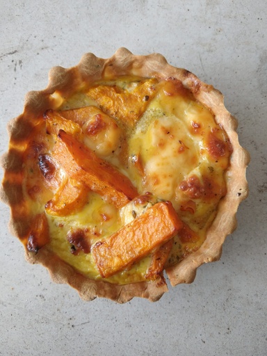 [T0002] TARTA DE CALABAZA Y QUESO AZUL